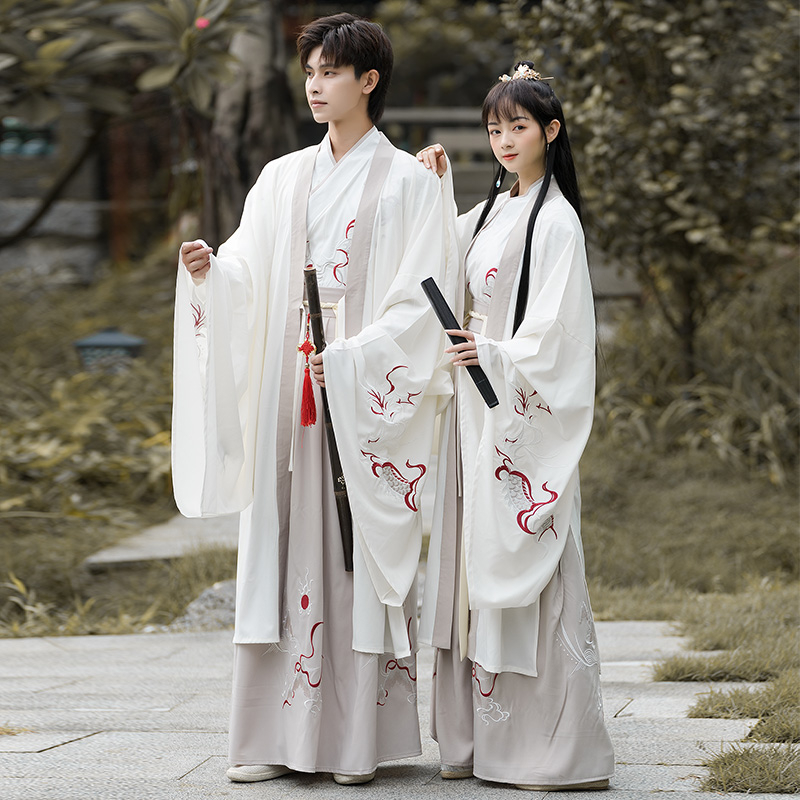 魏晋风汉情侣男女女装学生古装公子男生飘逸汉服