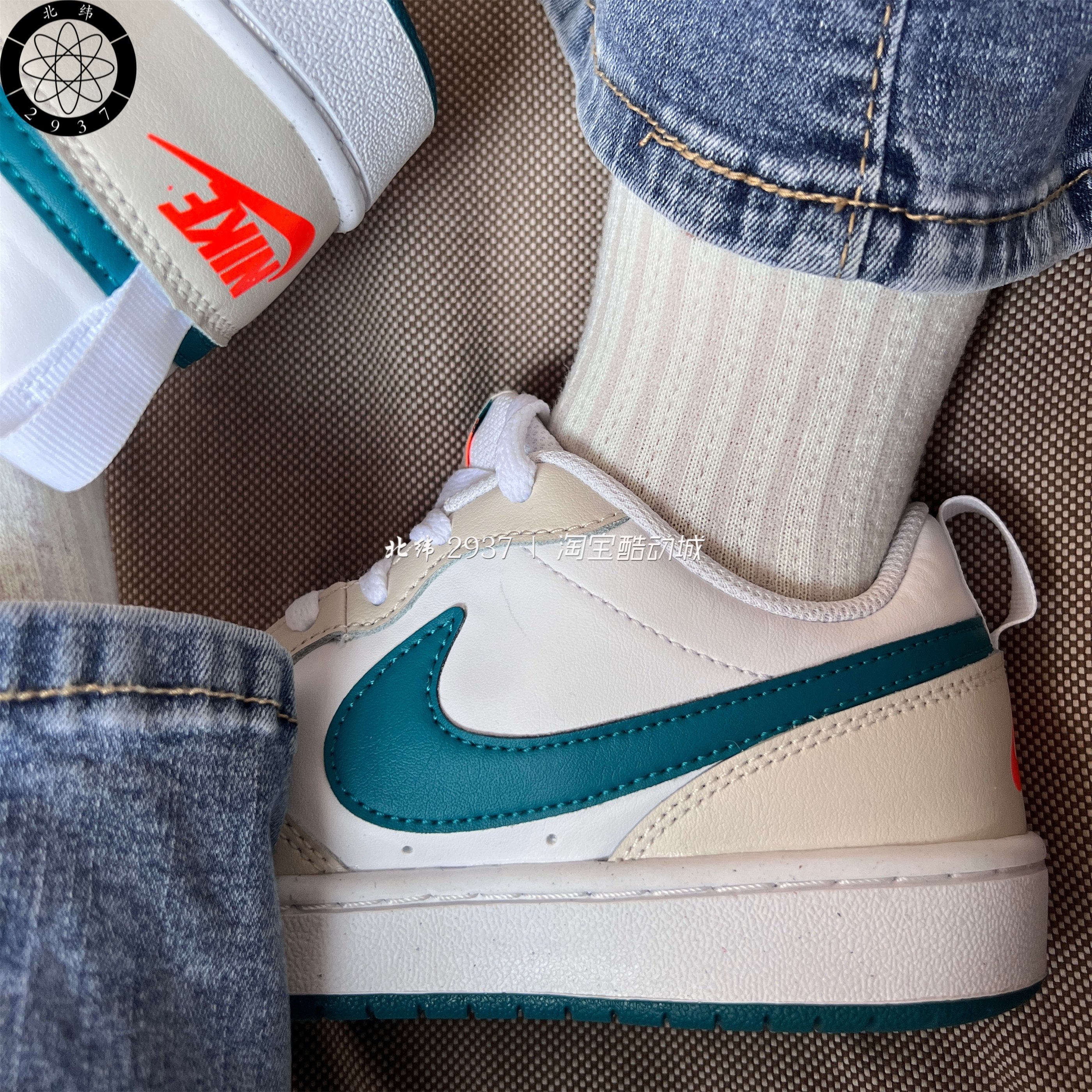 nikecourtboroughlow2新款经典复古女子小白白板运动休闲鞋