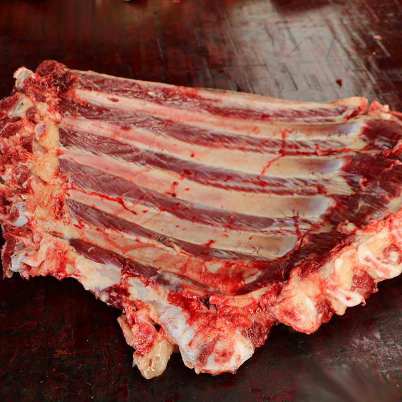 驴排骨新鲜不带皮生散养现杀生驴肉驴肋条带骨头驴排现宰真空包装