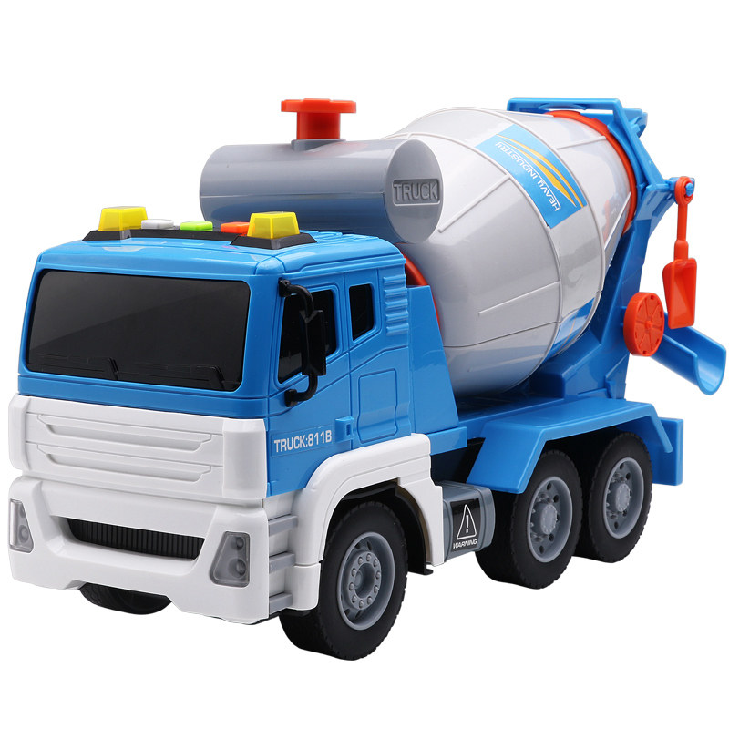 罐车大号惯性搅拌玩具水泥儿童玩具工程车音乐男孩女孩惯性