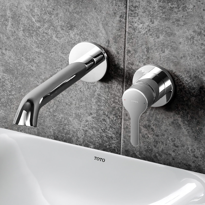 toto入墙水龙头冷热暗装出水洗脸盆面盆龙头tls01309面盆龙头