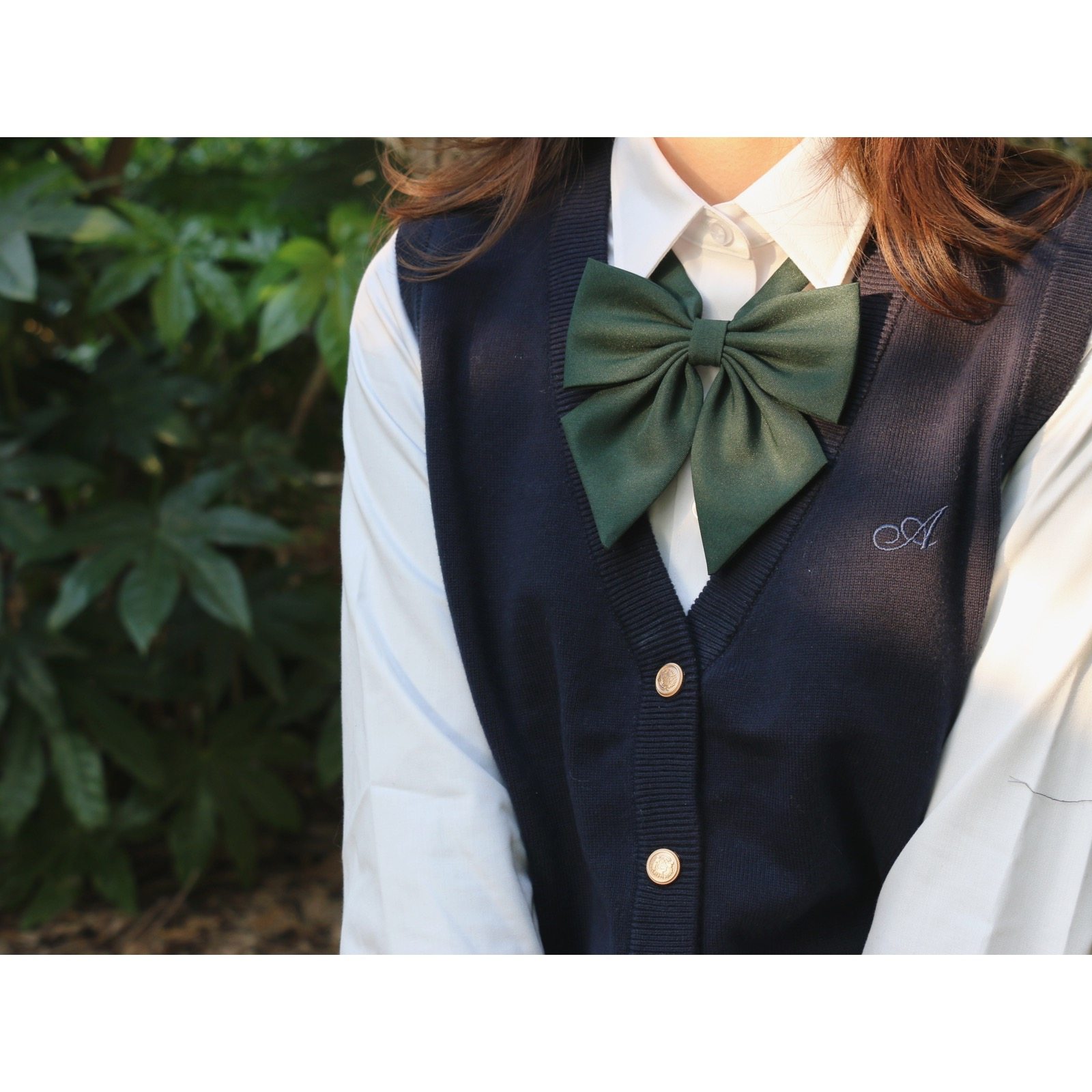 shindek 原创jk制服s羽根纯色斜角学生领结西服水手服毛衣配饰