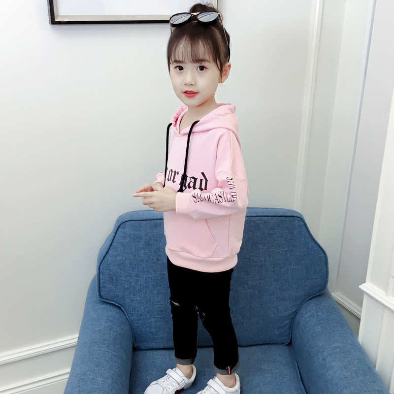 女童秋装套装2019新款洋气儿童4时髦6卫衣5岁宝宝7韩版女孩两件套