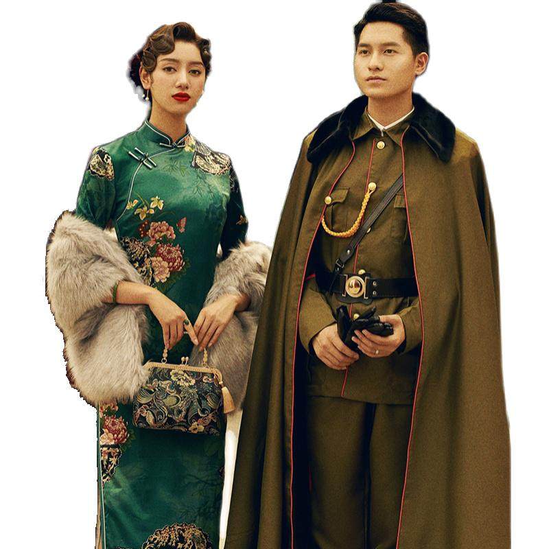 影楼拍照主题服装新款军阀大帅情侣街复古民国旗袍