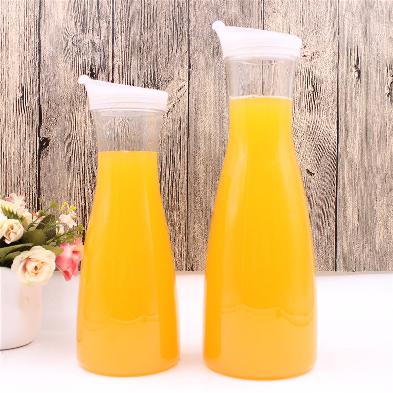 pc亚克力鸭嘴壶 果汁壶冷水壶 开水壶 条纹壶 耐热 耐摔 塑料扎壶