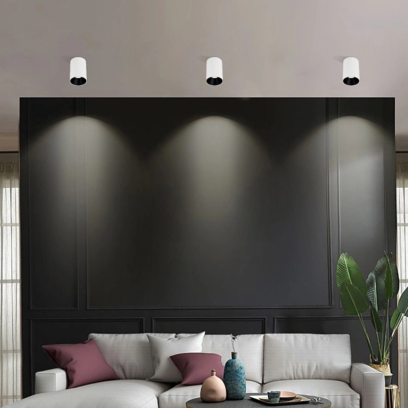 米家智能明装射灯家用防眩开孔天花花灯背景墙射灯