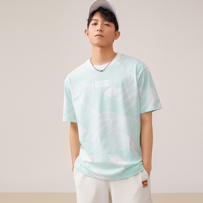安踏kt系列短袖恤男2022夏季新款篮球文化运动t恤