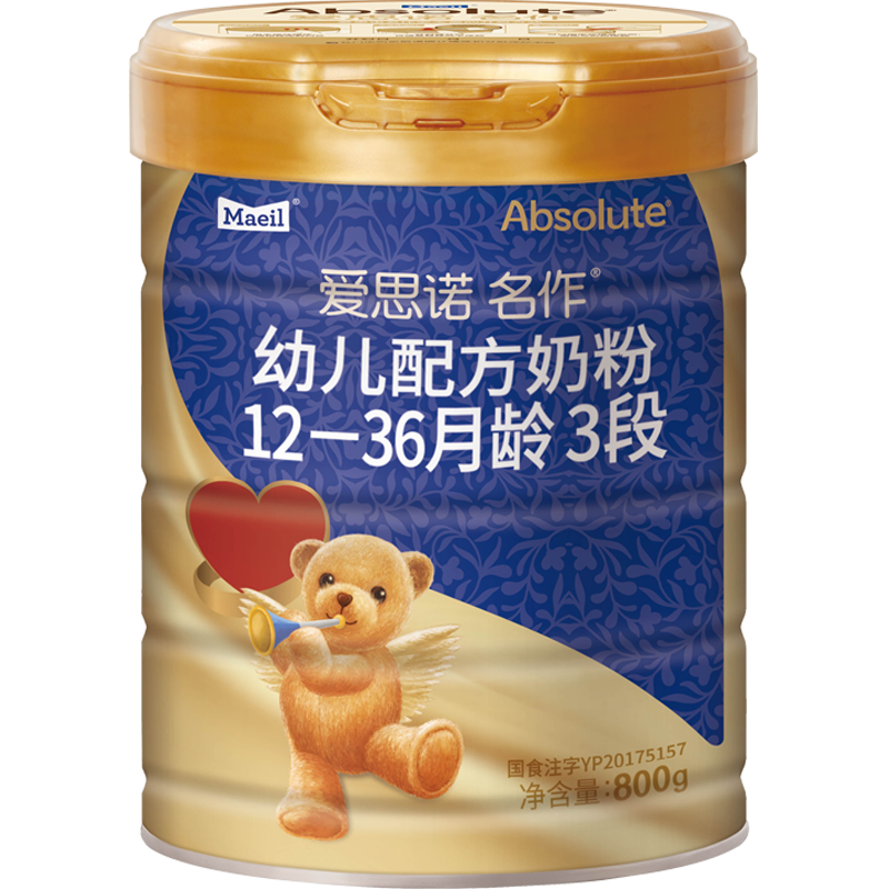 maeil每日韩国原装进口爱思诺名作婴幼儿奶粉12-36月3段800g单罐
