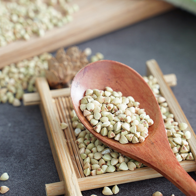 点点绿有机荞麦仁荞麦米农家五谷杂粮乔麦仁大米伴侣真空包装