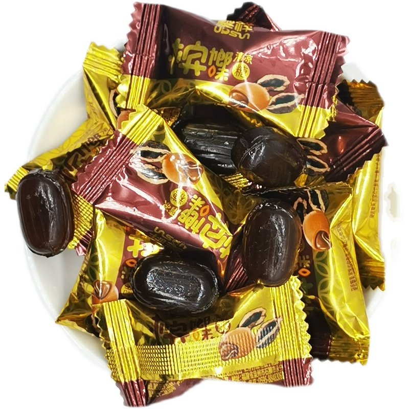 润喉黎祥槟榔清凉500g100颗清嗓夹心硬质休闲糖果