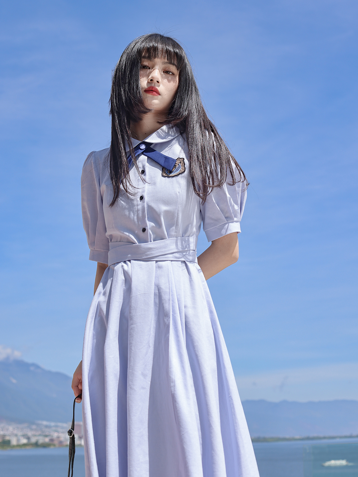 芝士日禁忌女孩泰国校服娜诺连衣裙校供娃娃学院连衣裙