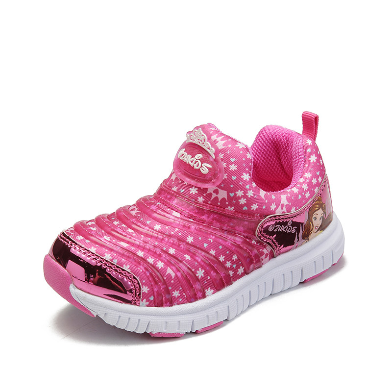 毛毛虫童鞋女童公主秋冬加绒1-3岁宝宝棉鞋小童鞋子运动鞋