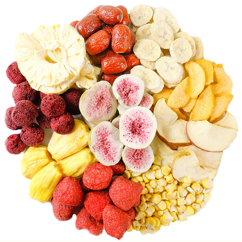 综合水果干零食混合装冻干草莓干不胖果蔬脆脱水即食孕妇500g袋装
