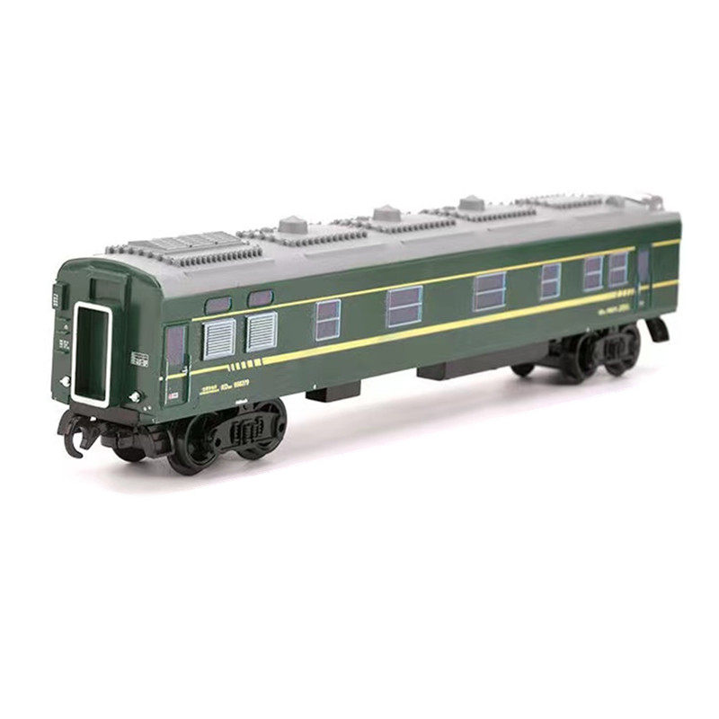 火车配件奥乐电动仿真玩具电动火车模型小火车车厢电动