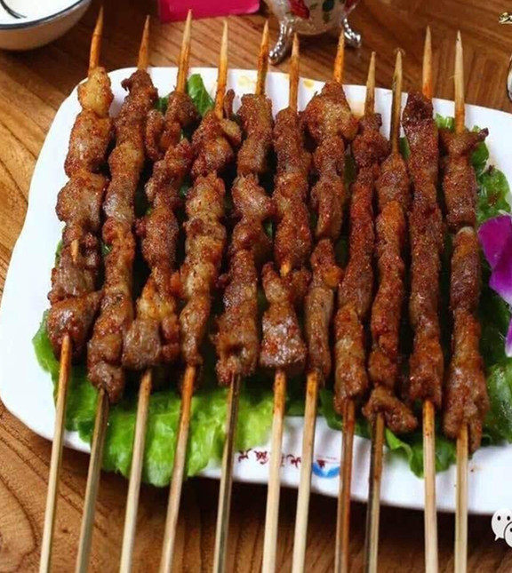 肉串新疆大肉串约50串50克孜然风味烧烤油炸鸡肉丸
