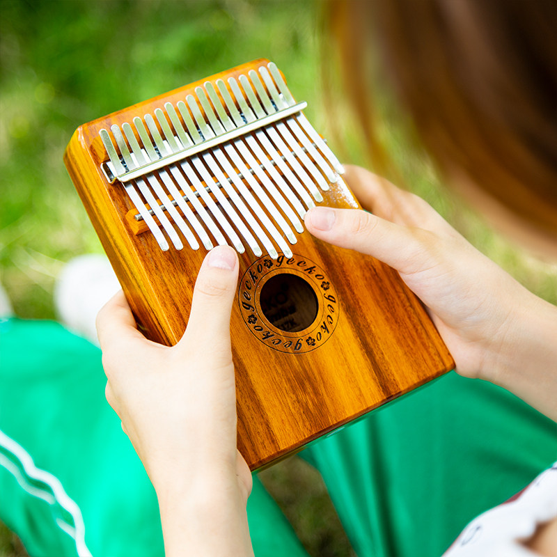乐器gecko壁虎拇指卡林巴乐手指姆琴初学者女生卡林巴