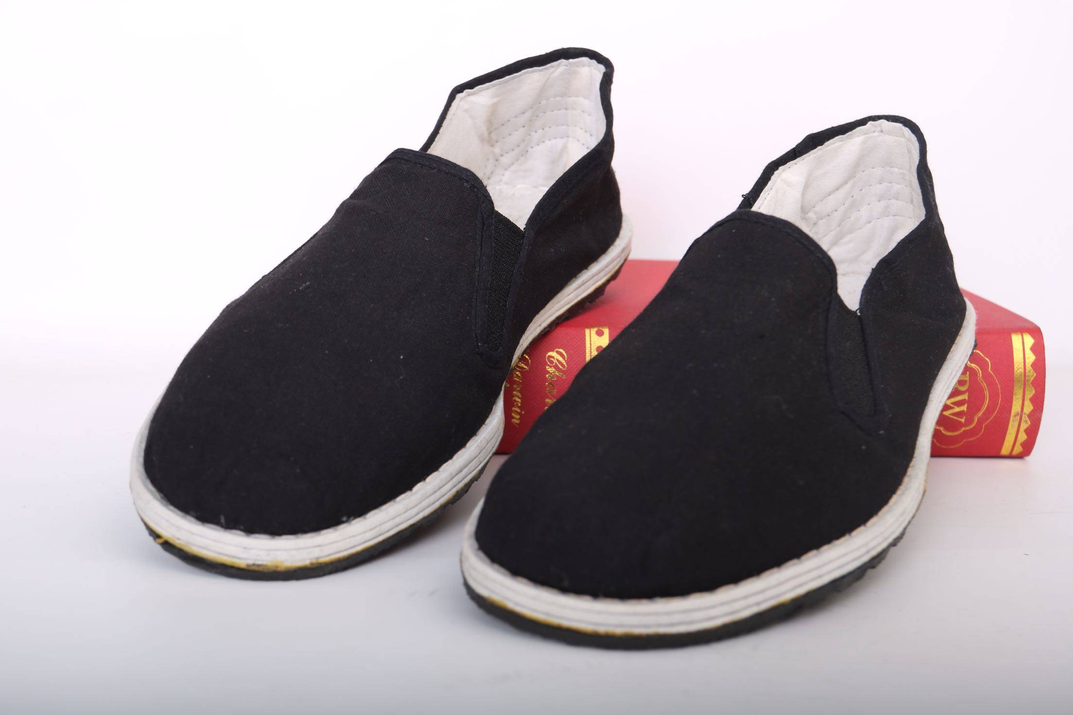 正品3520军工男女黑色老北京布棉鞋千层底布鞋加大码拍2双送1袜子