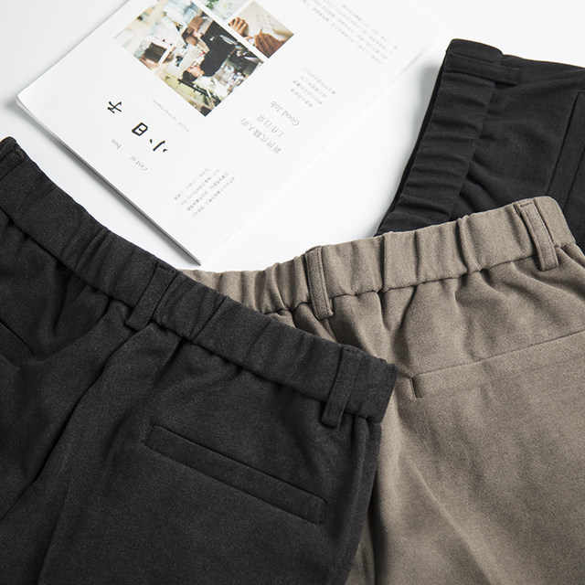Men's new autumn and winter woolen pants men's straight casual trousers men's loose trend all-match casual suit pants men Men's new autumn and winter woolen pants men's straight casual trousers men's loose trend all-match casual suit pants men