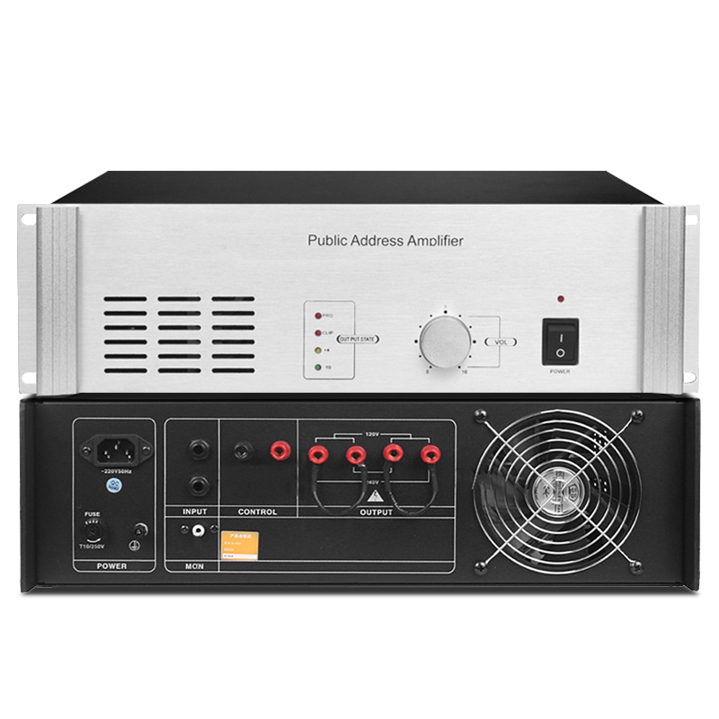 纯后级定压定阻功放机校园公共广播大功率专业工程级1000w扩音器