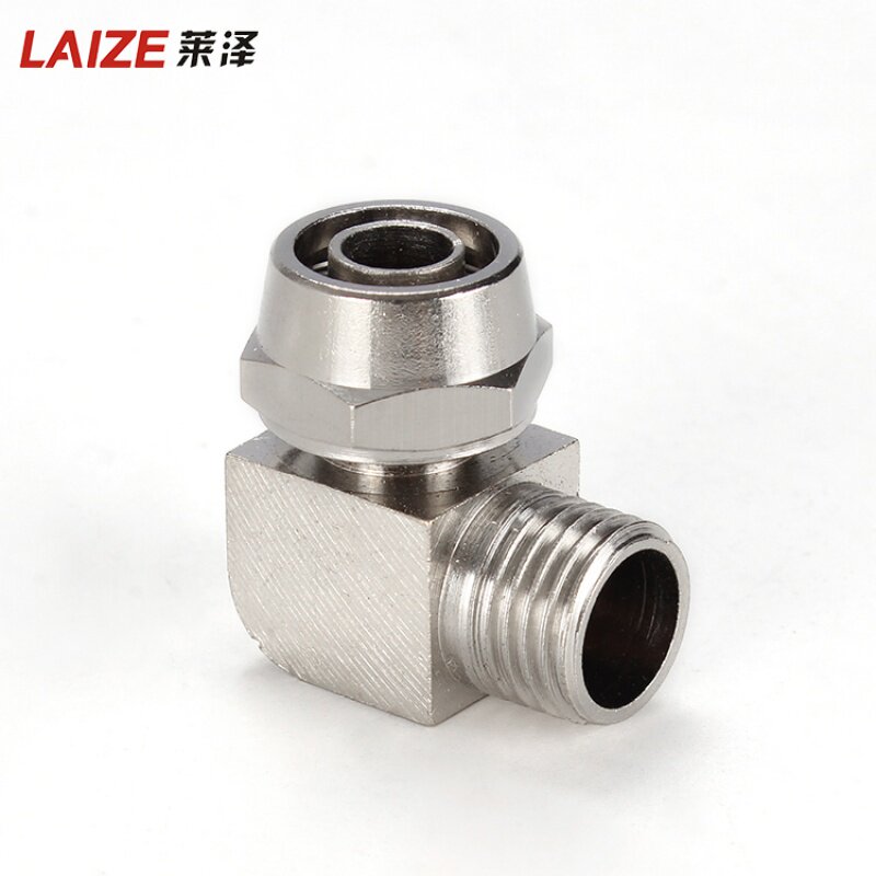 气动气管快速弯头pl8mm-02快拧接头直角6-01弯通10-03/12-04/4-m5