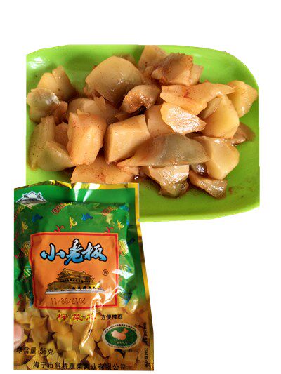 海宁斜桥小老板榨菜芯 低盐榨菜55克装x45袋 下饭的咸菜包邮