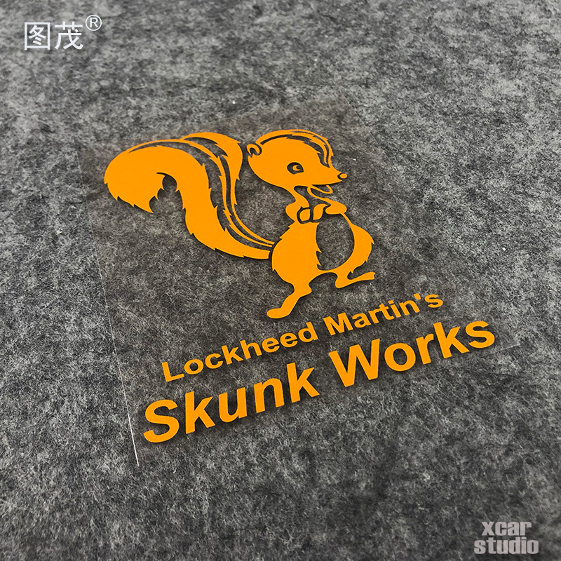 臭鼬工厂诺克希德品牌u2黑鸟侦察机制造商汽车汽车装饰贴