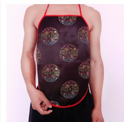 男士金艾绒肚兜纯棉艾草男式吊带内衣中老年成人肚兜