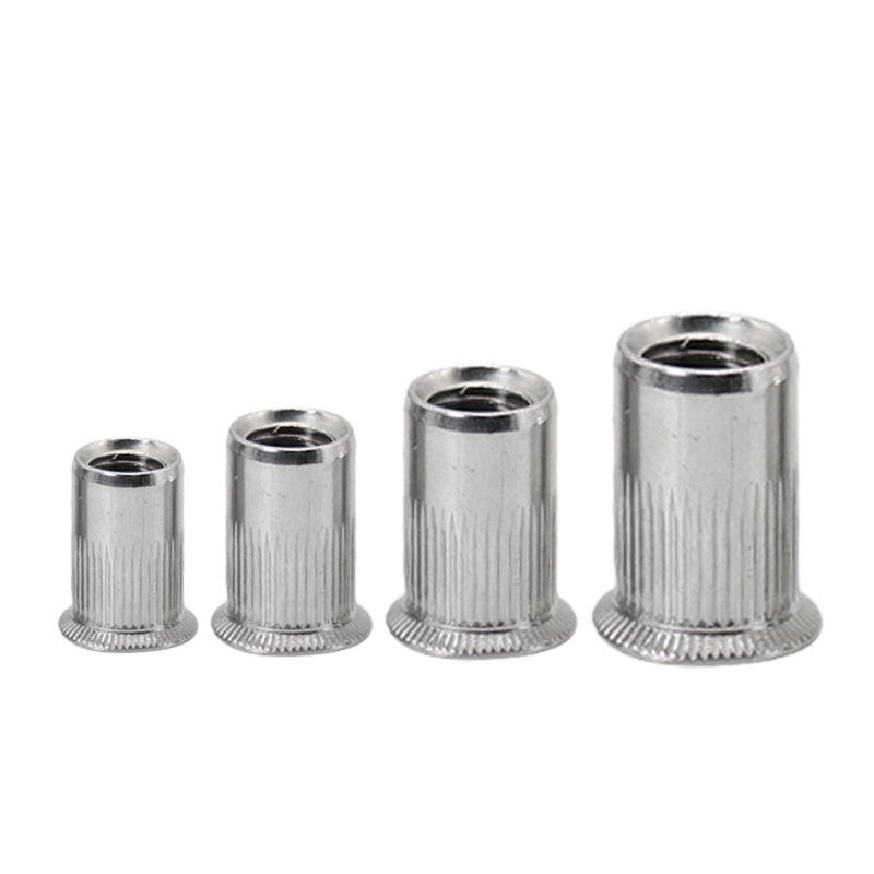 不锈钢拉铆螺母大沉头小沉头平头竖条条纹圆形m3m4m5m6m8m12螺母