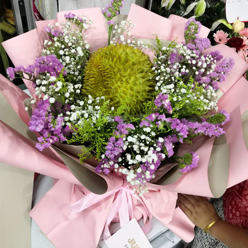 水果花束混搭生日同城榴莲创意草莓橙子车厘子鲜花速递同城