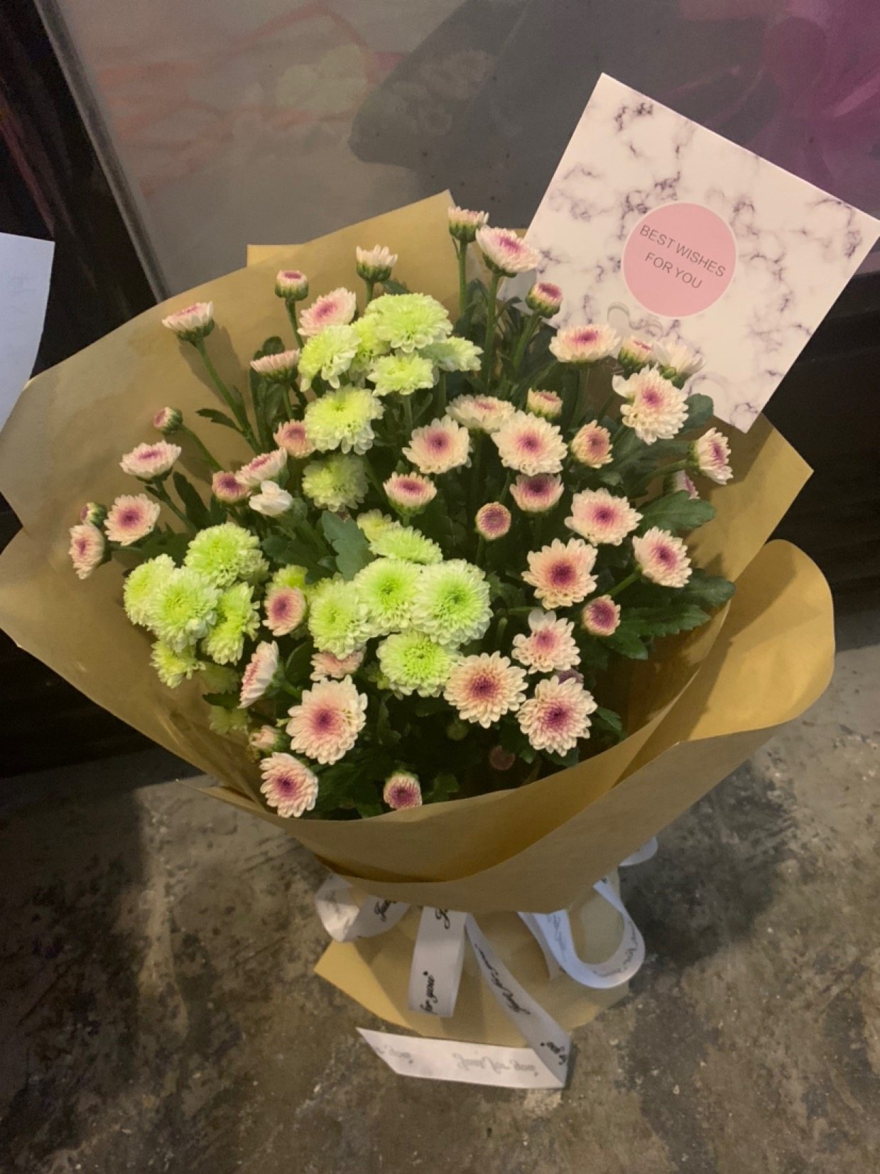 新品绿色雏菊花束成都鲜花速递长沙无锡南通合肥鲜花速递同城