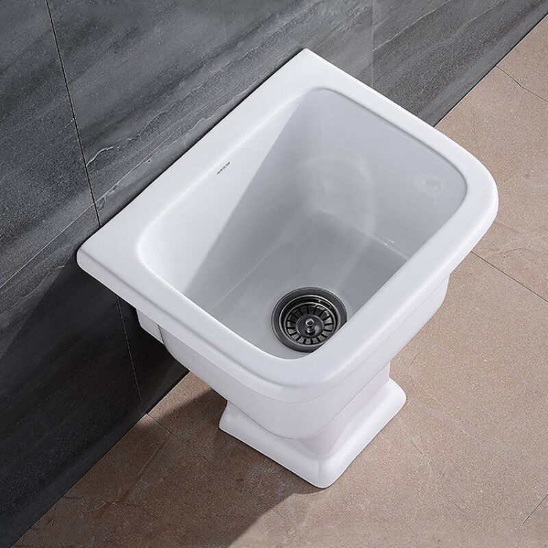 箭牌卫浴家用拖把池阳台地拖盆墩布池卫生间陶瓷拖把池