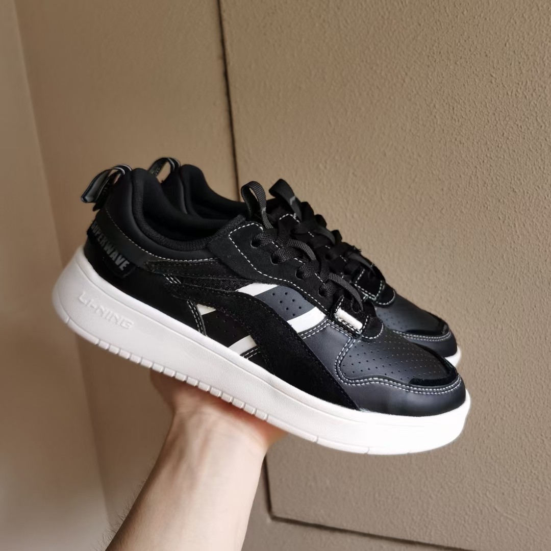 李宁superwave复古古板轻软eva中底空白盒发运动休闲鞋