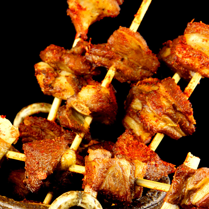 游牧御品羊排串300g内蒙古羊肉串新鲜烧烤串小串食材羊肉串