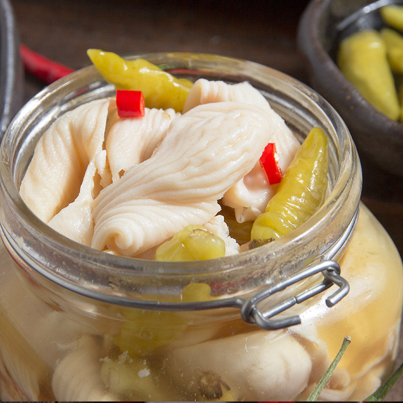 满3袋包邮!山椒味鸡凤肚泡椒脆肚肉类熟食宿舍即食小吃零食110g