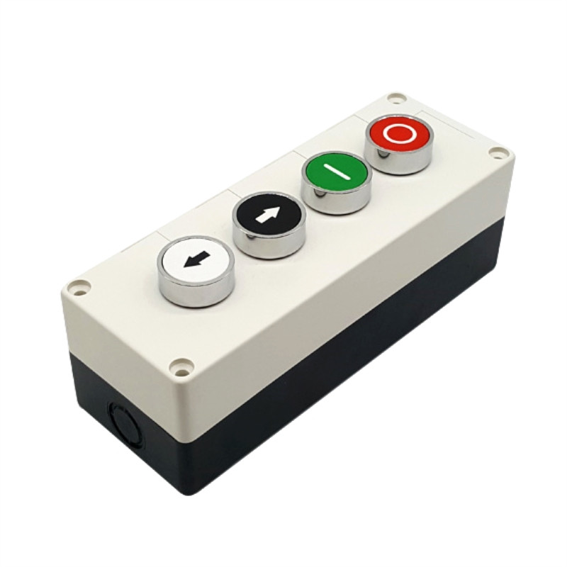 工业标识符号自复位按钮开关控制盒启动停止急停电货梯升降机