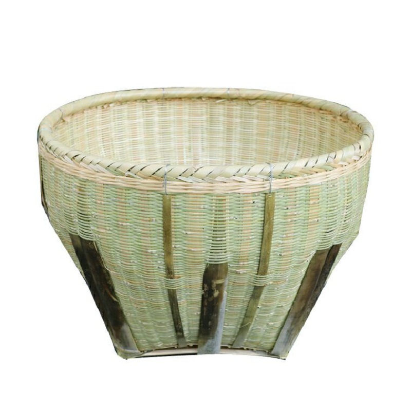 竹编箩筐大号竹篓篓子农家家用扁担圆筐竹制品竹编
