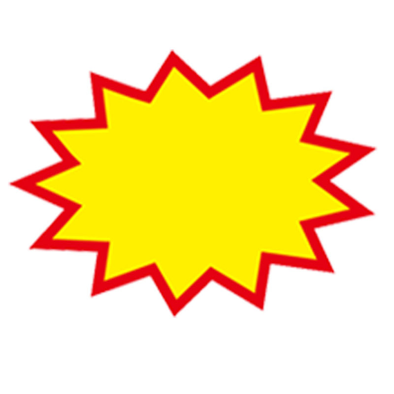 爆炸吊旗串手写创意网红新款特价纸卡贴纸促销pop广告纸