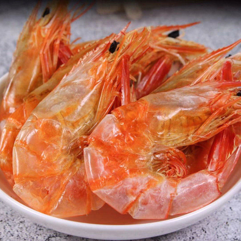 烤虾干即大号特大500g孕妇儿童补钙对虾干生虾干