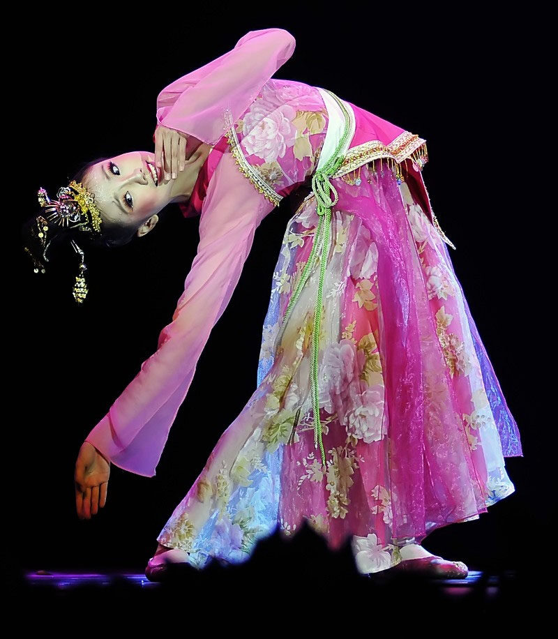 民族民族舞舞女铜雀桃李舞蹈服装服学生艺考服民族服装