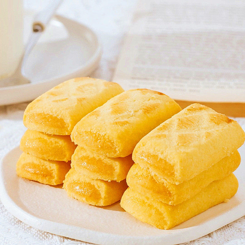 藤野制菓牛乳半熟芝士曲奇网红零食食品儿童早餐传统中式糕点
