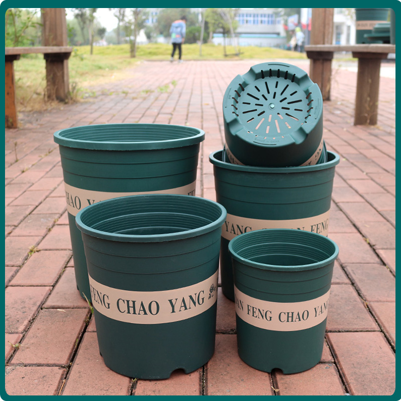 三代新款加厚加仑花盆塑料树脂控根盆印花家用花盆