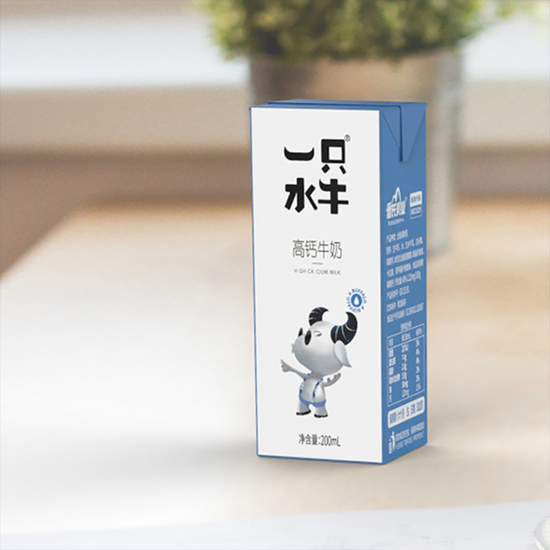 水牛皇氏乳业一只高钙奶200ml10盒广西甘蔗牛奶水牛奶