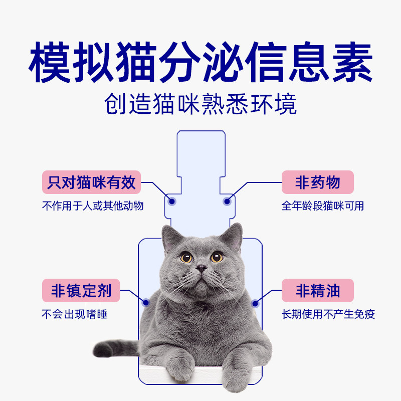 小壳费洛蒙应激猫咪情绪安抚猫用45ml费乐套装猫情绪管理剂