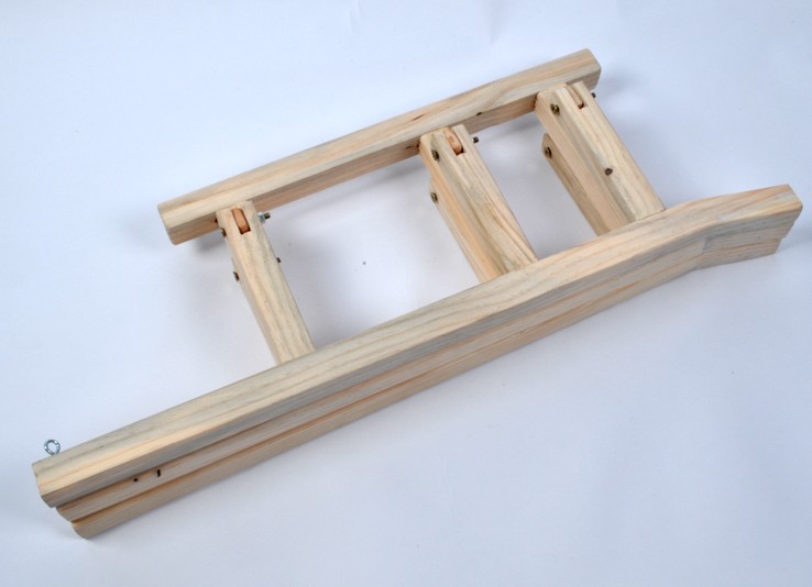 班鼓架原木木色班鼓架子三脚架折叠木质鼓架鼓架