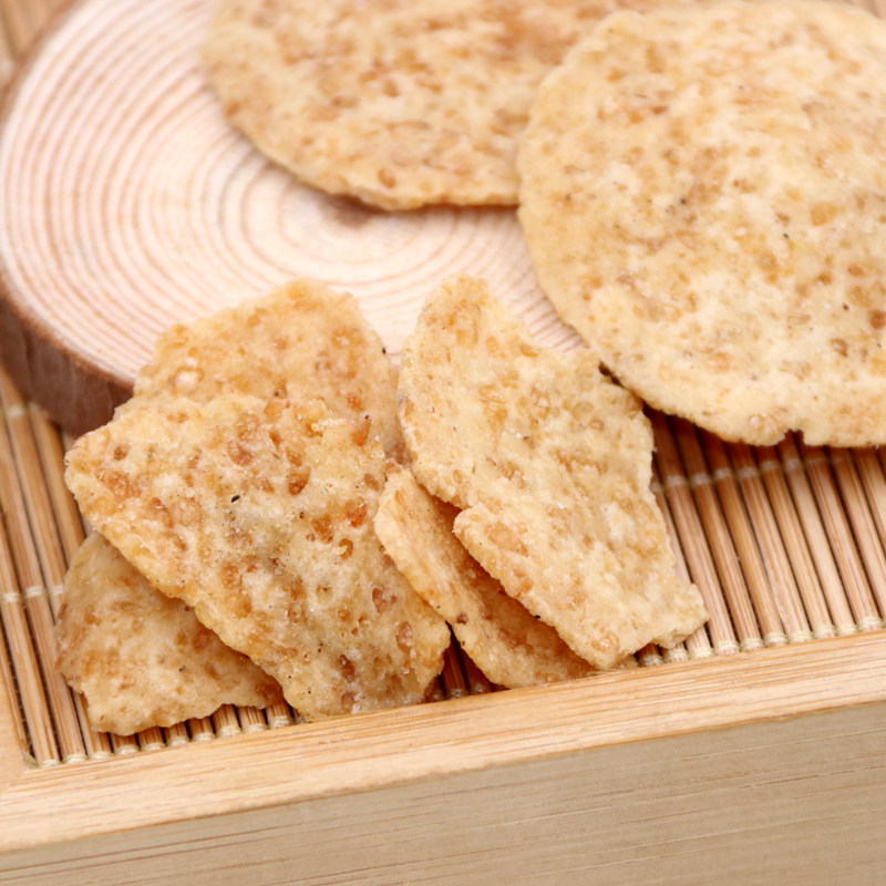 河南特产温县大渠河月亮锅巴办公零食香辣烧烤味42g*20袋可混装