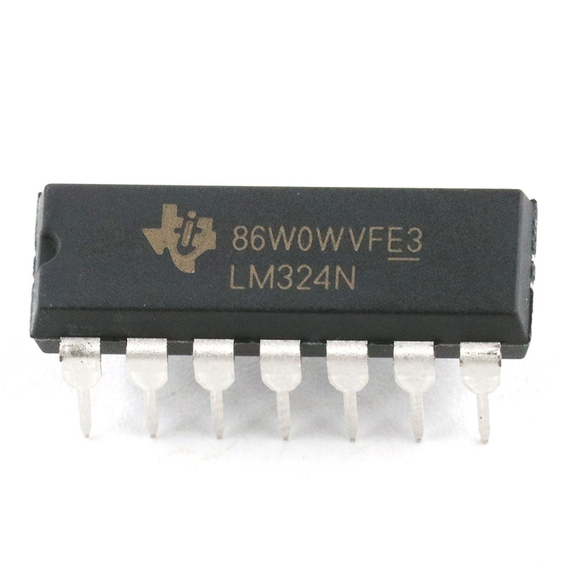 lm324n四路运算放大器直插芯片dip14全新原装宏图集成电路ic