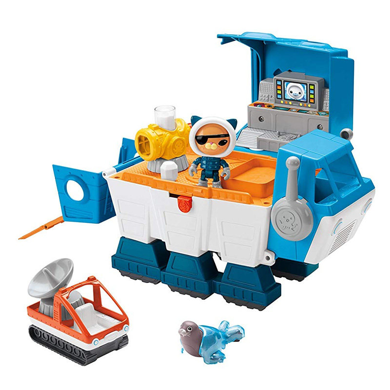 海底小纵队变形水熊虫艇套装fwy18小车儿童益智男女过家家玩具