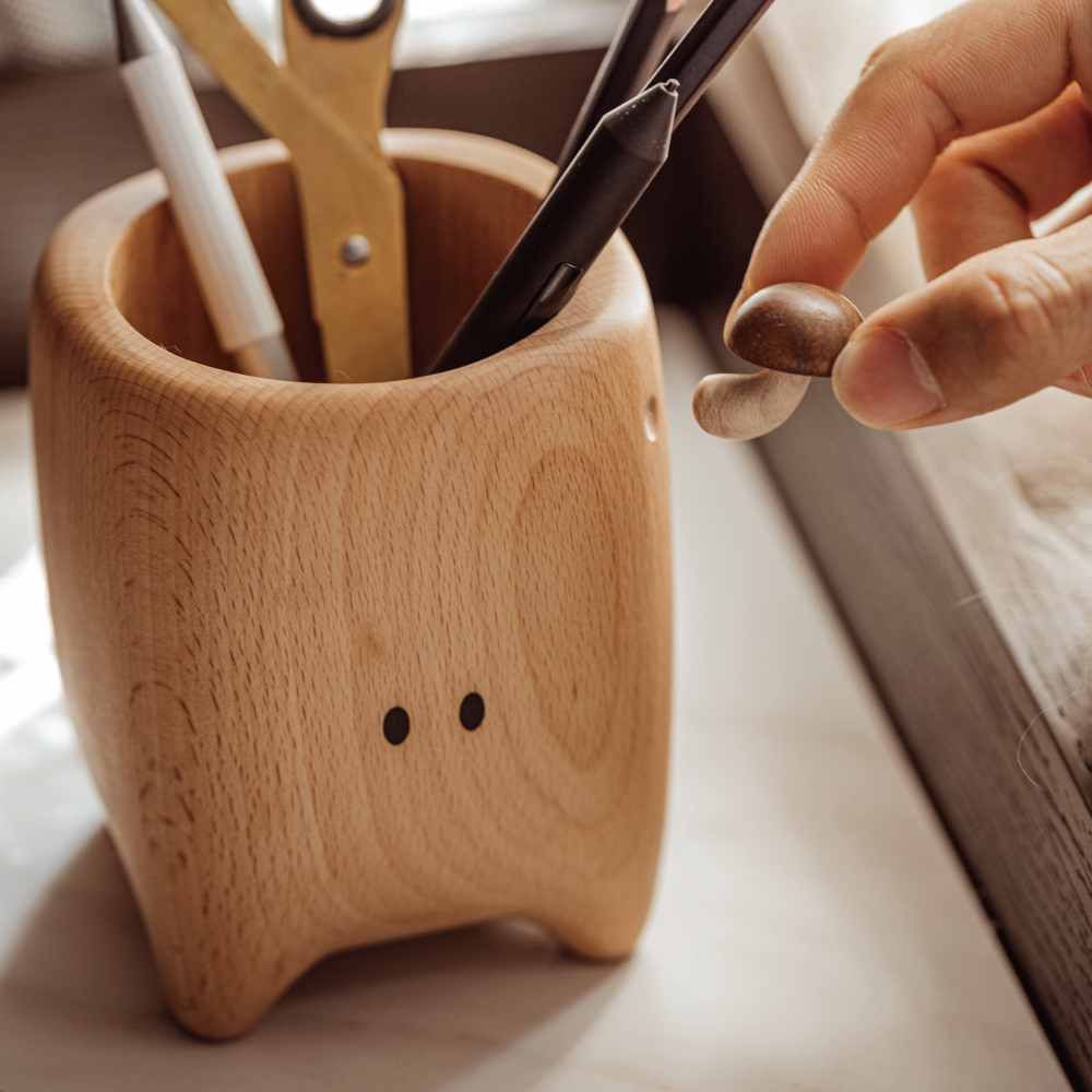 笔筒北欧设计个性生日筷筒礼品趣味书房收纳笔筒