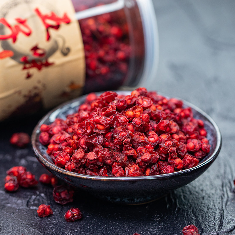 五味子东北长白山250g特级新油籽泡茶中药硒非500g五味子