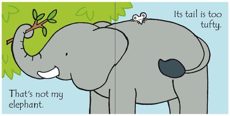 usborne 英文原版 that"s not my elephant 那不是我的:大象 尤斯伯恩